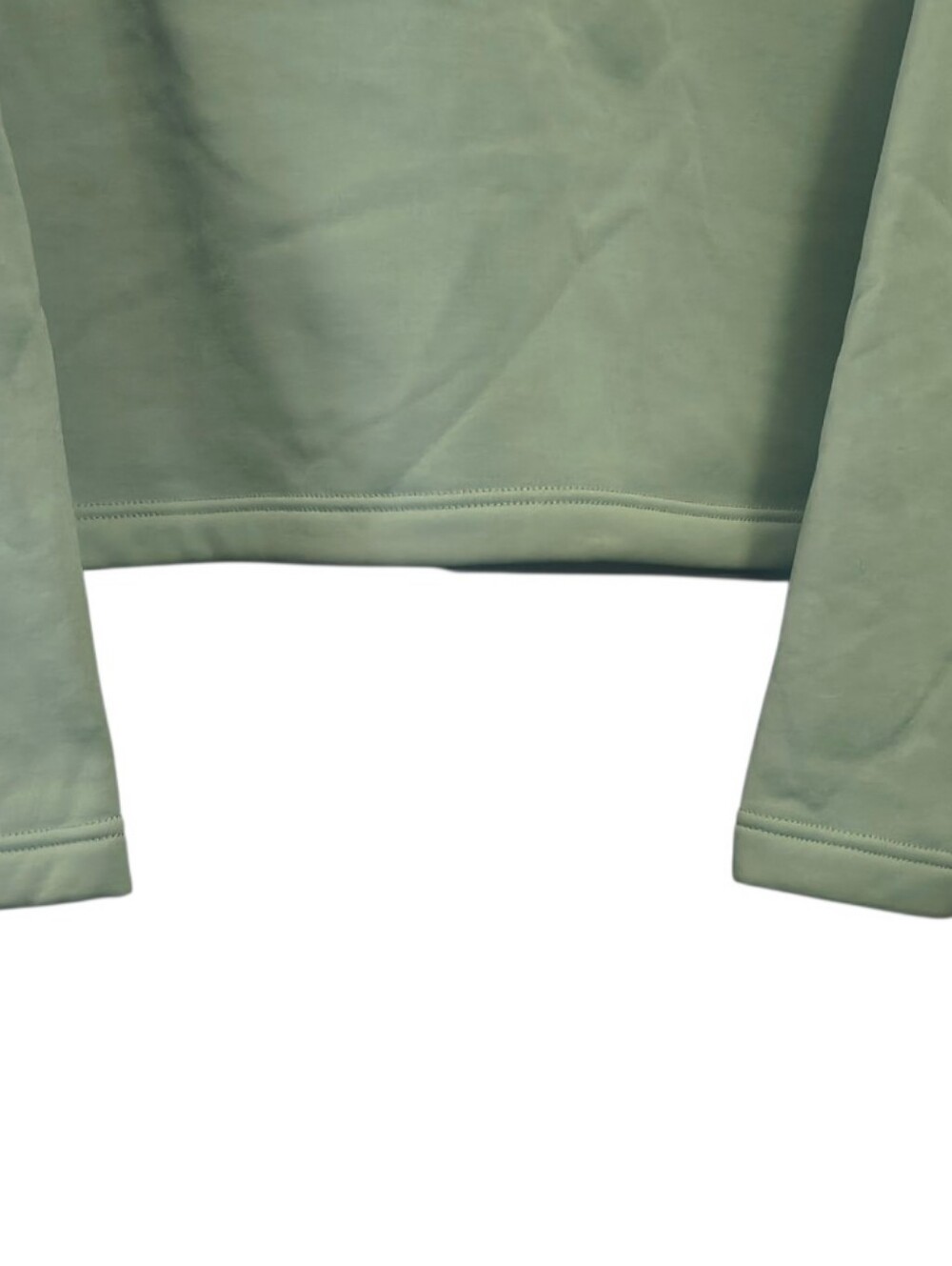 The North Face Women's XL Hoodie Sage Green Cropped Pullover Sweatshirt Top - Picture 5 of 7